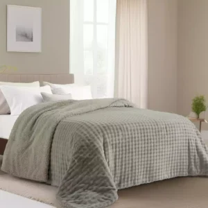 Edredón de flannel fleece bubble · 1 1/2 pl