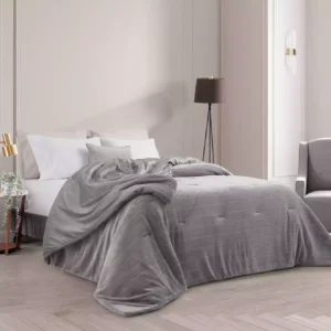 Edredón de flannel jacquard diseño rayado · Queen