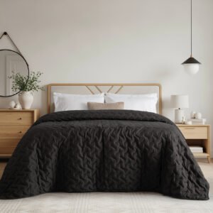 JC ACOLCHADO KIOTO 2 1/2 PL - Talle - Color NEGRO