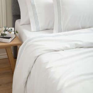 JC JGO SABANAS OXFORD PLATINUM 700H TRIPLE FESTON QUEEN - Talle - Color BLANCO