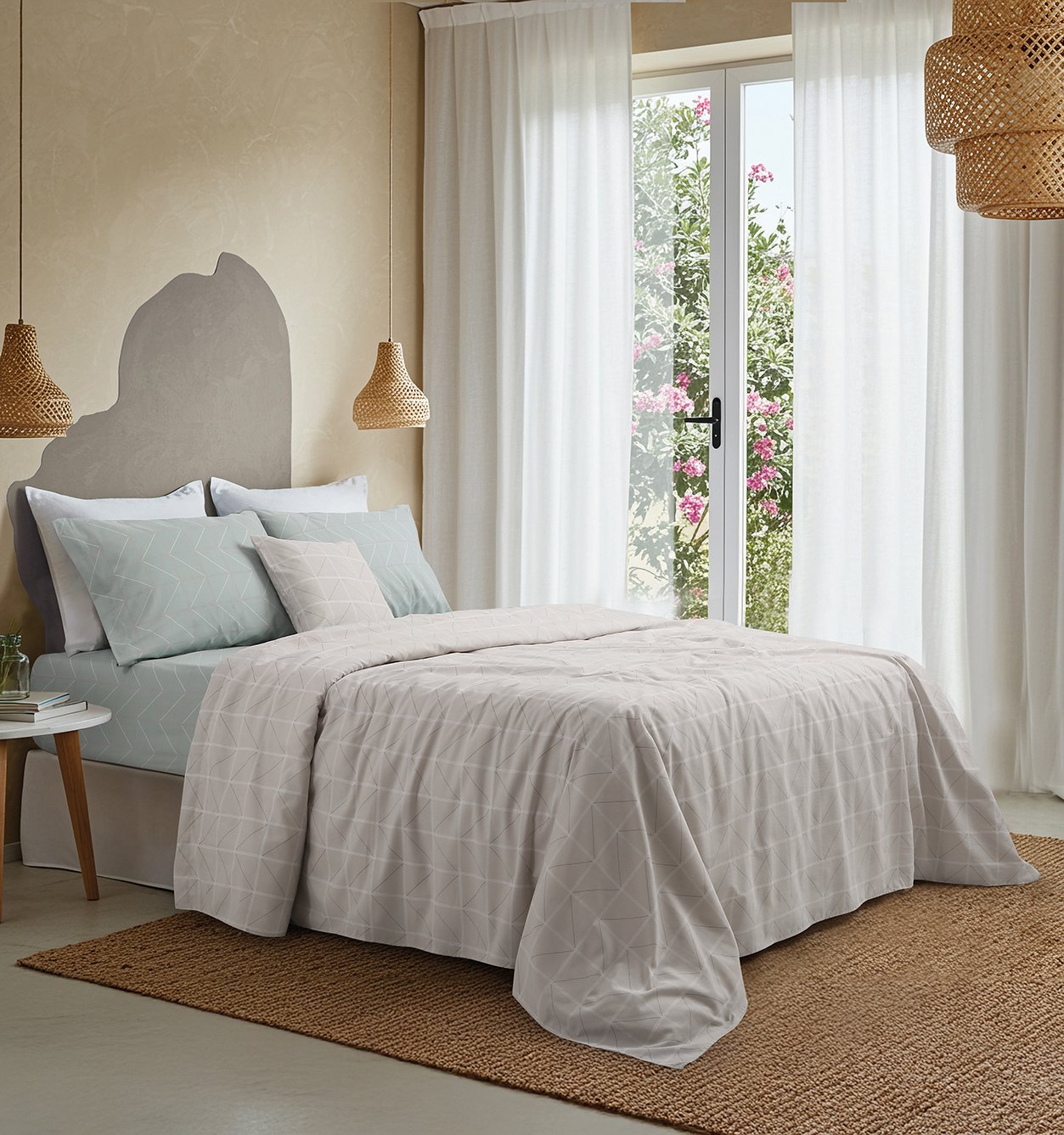 JC JGO SABANAS L PLUS 132 H 1 1/2 PL - Talle - Color BREE