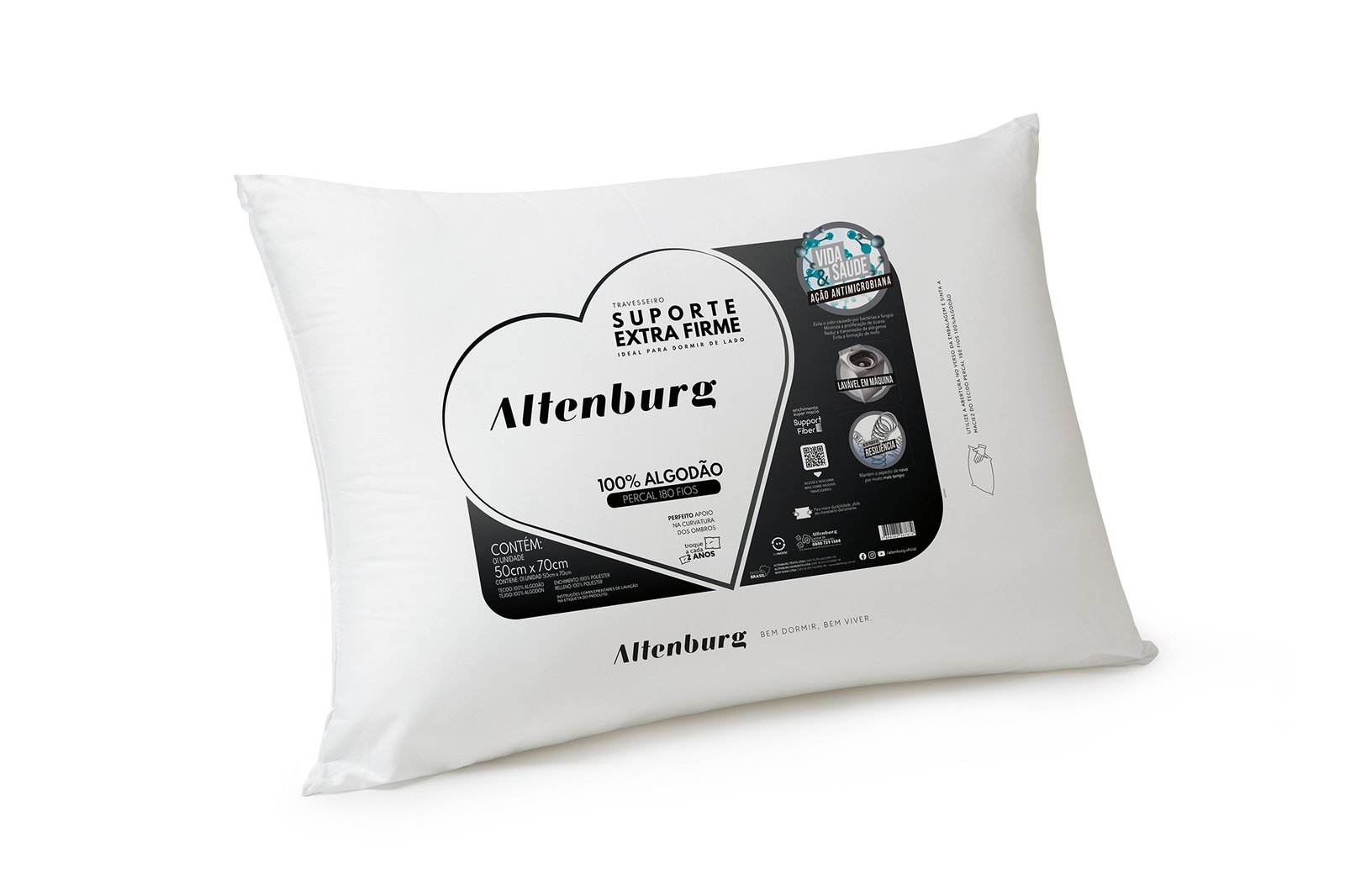 JC · ALMOHADA SOPORTE EXTRA FIRME - Talle - Color UNICO
