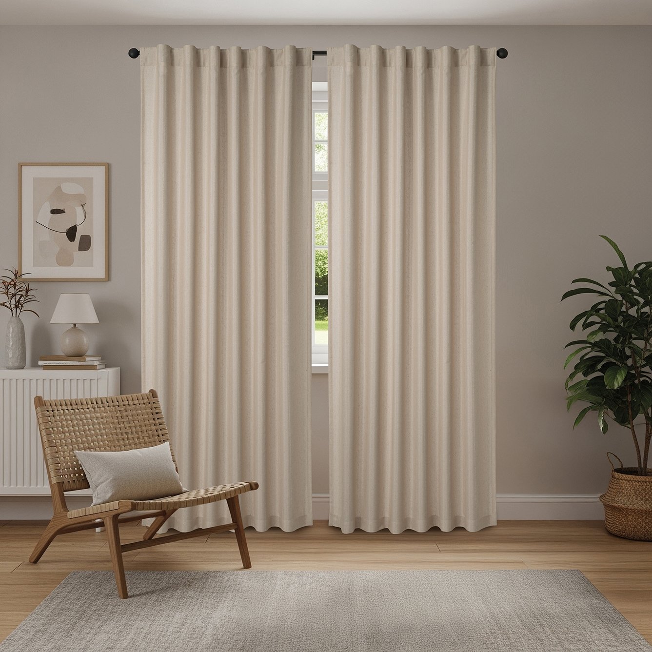 JC JGO CORTINAS MELBOURNE - Talle UNICO - Color ARENA