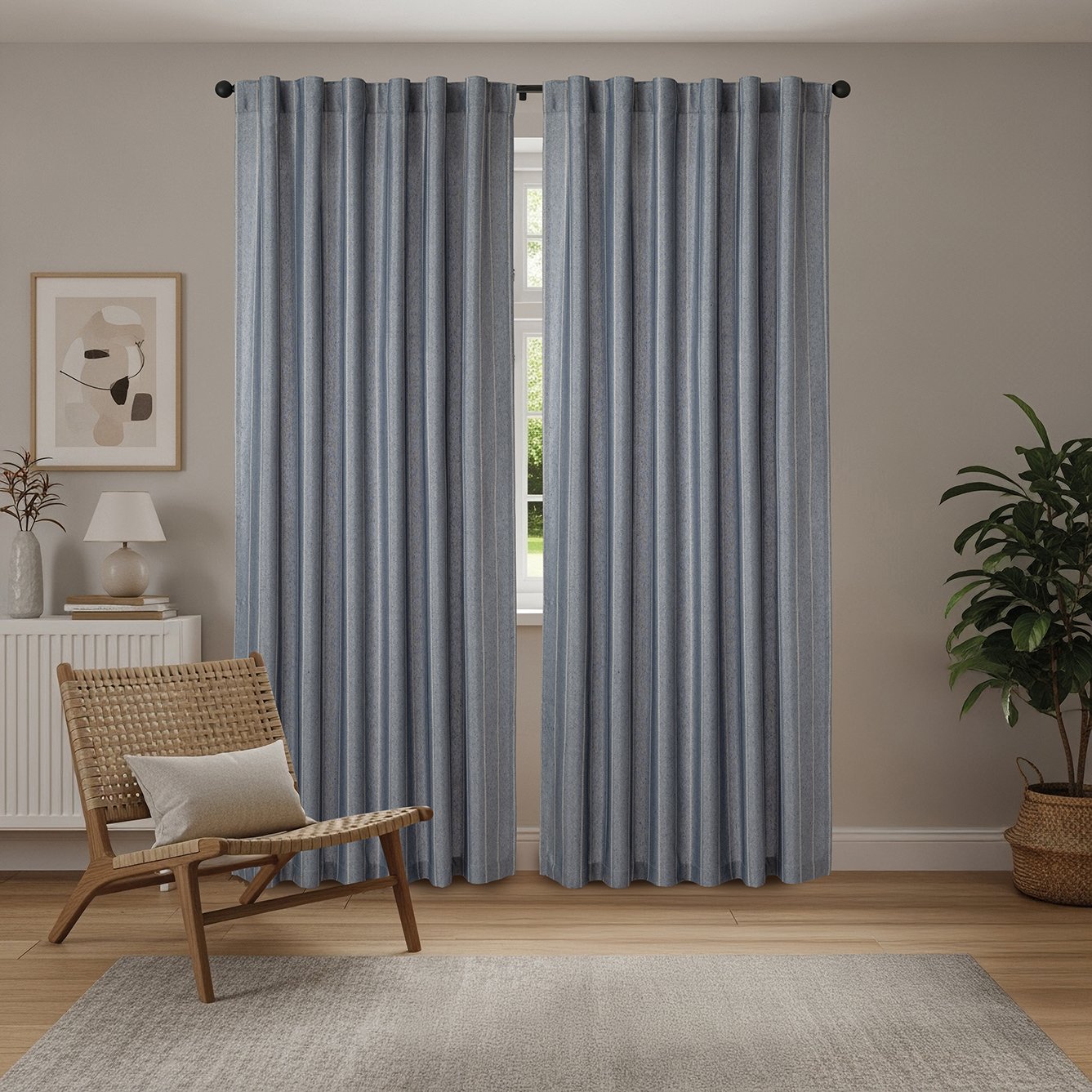 JC JGO CORTINAS MELBOURNE - Talle UNICO - Color INDIGO