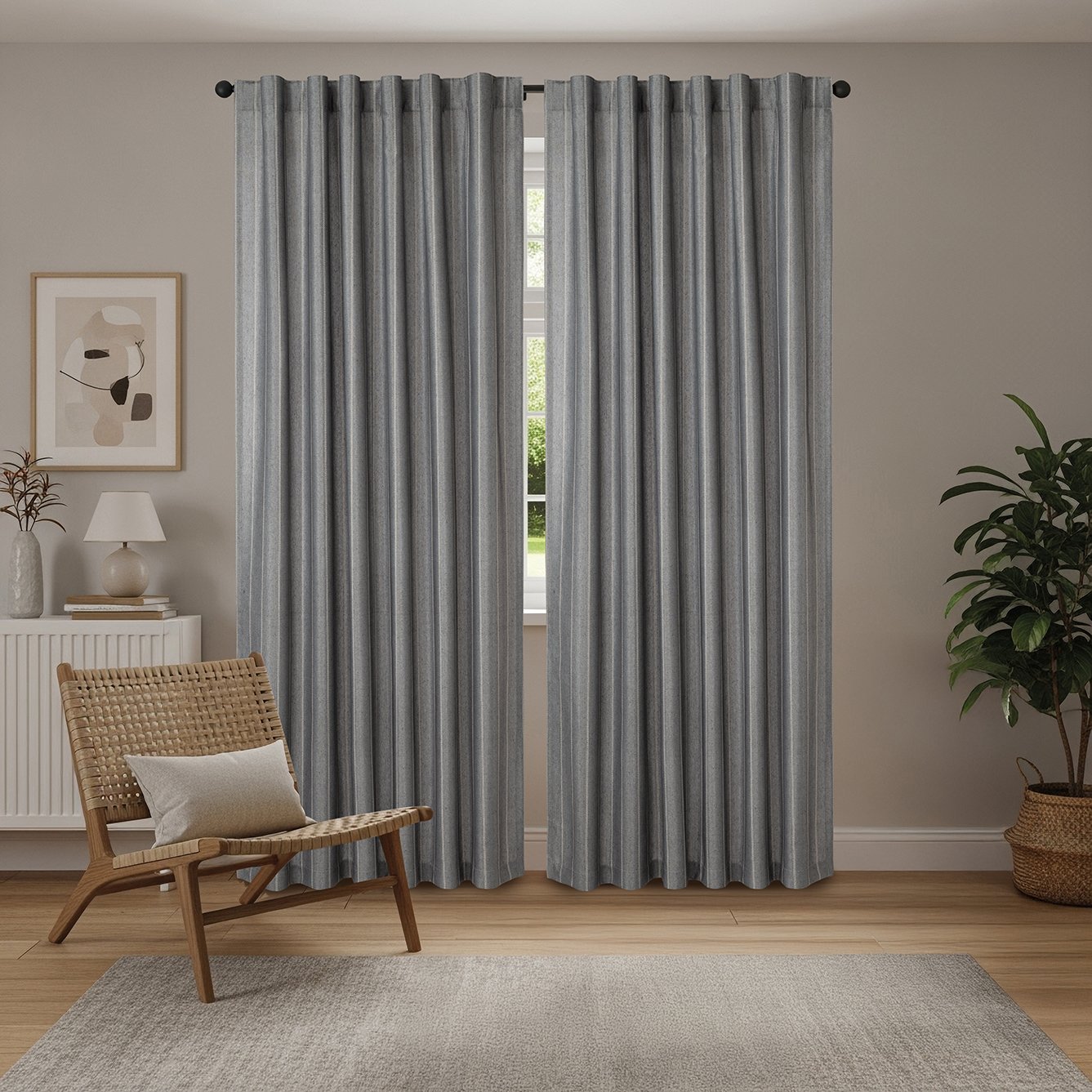 JC JGO CORTINAS MELBOURNE - Talle UNICO - Color GRAFITO