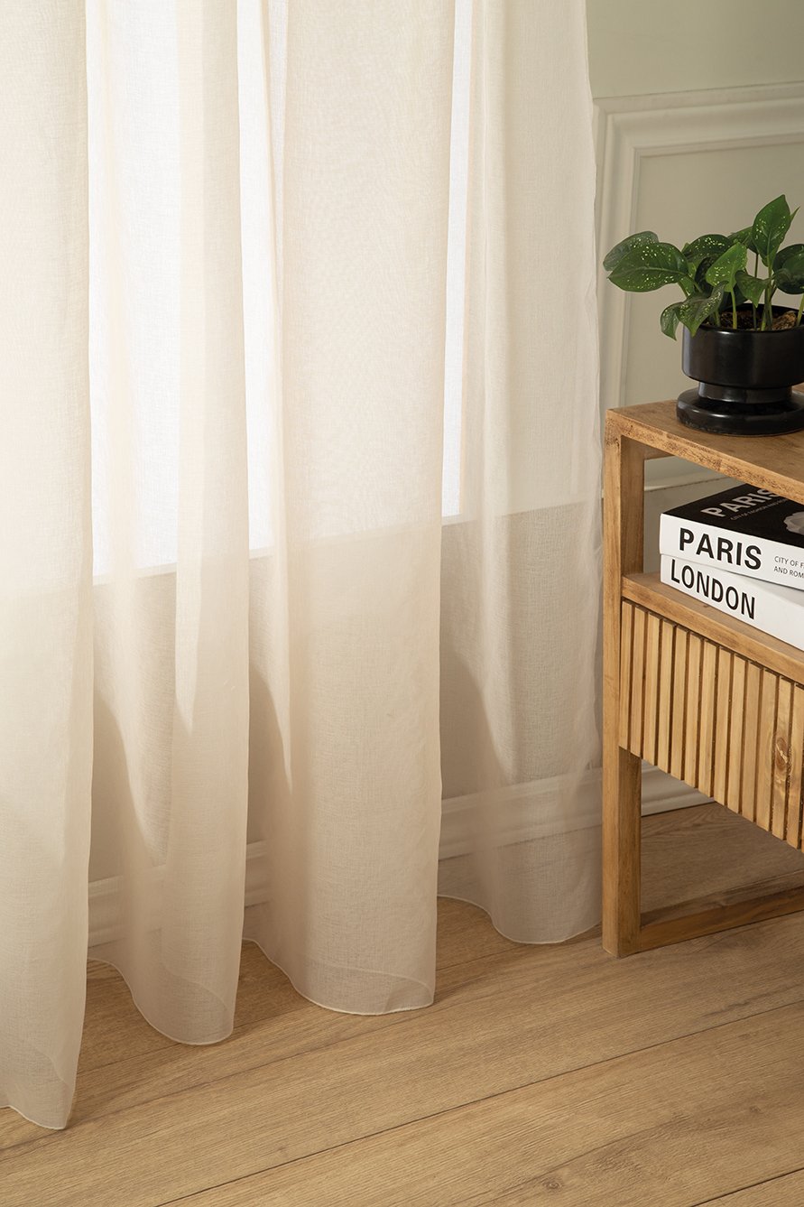 JC · Jgo. de cortinas BERLÍN - Talle Única - Color Beige