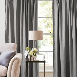 JC · Jgo. de cortinas TUSOR - Talle Única - Color Gris Medio