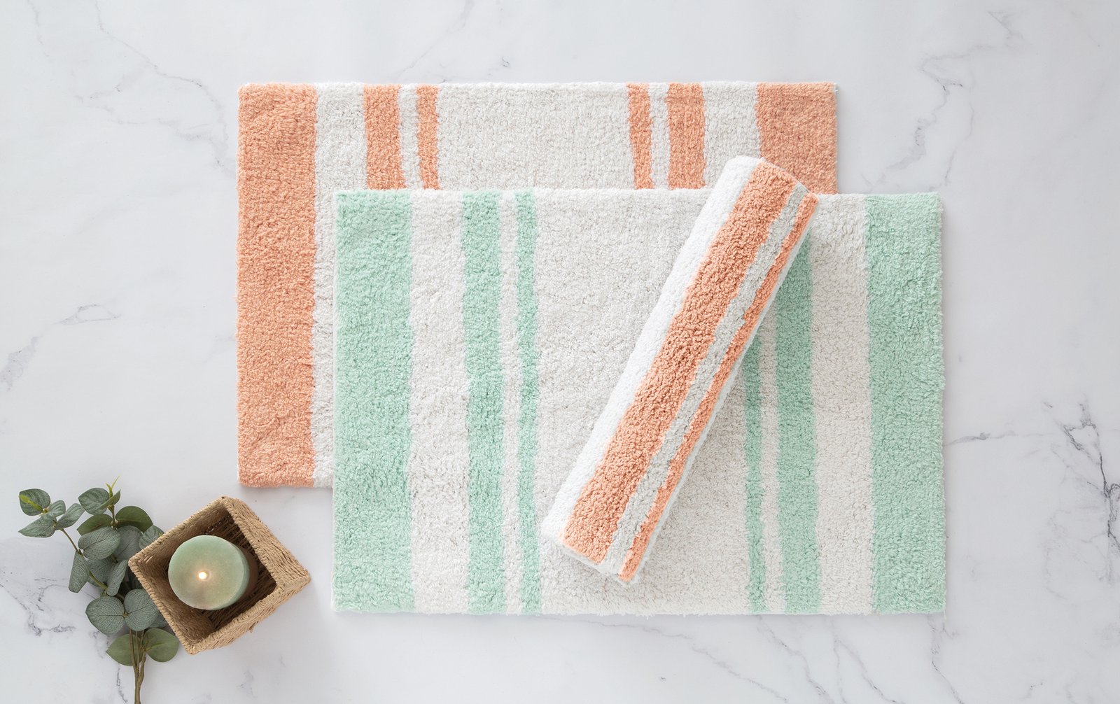 JC · Alfombra de baño · STRIPES