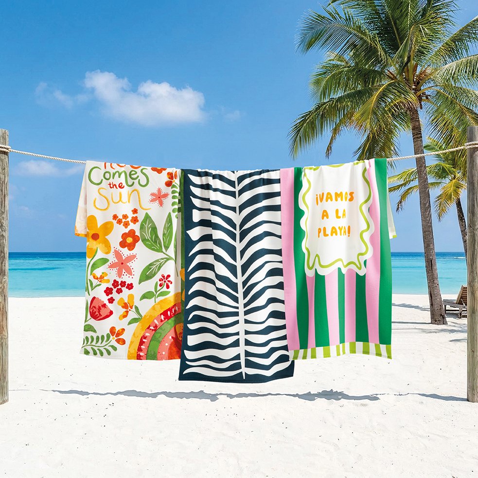 JC TOALLON PLAYERO ESTAMPADO MICROFIBRA - Imagen 5