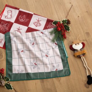 JC REPASADOR NAVIDEÑOS ESTAMPADO MICROFIBRA